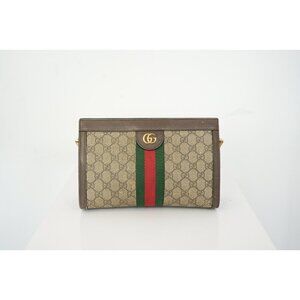 Gucci Ophidia Shoulder Canvas Bag Chain Crossbody *Good Condition*